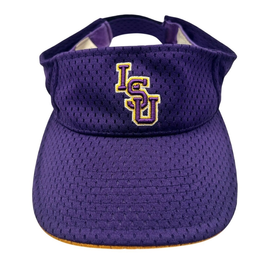 LSU Tigers Twins Enterprise Purple Mesh Sun Visor Hat Adjustable NCAA One Size